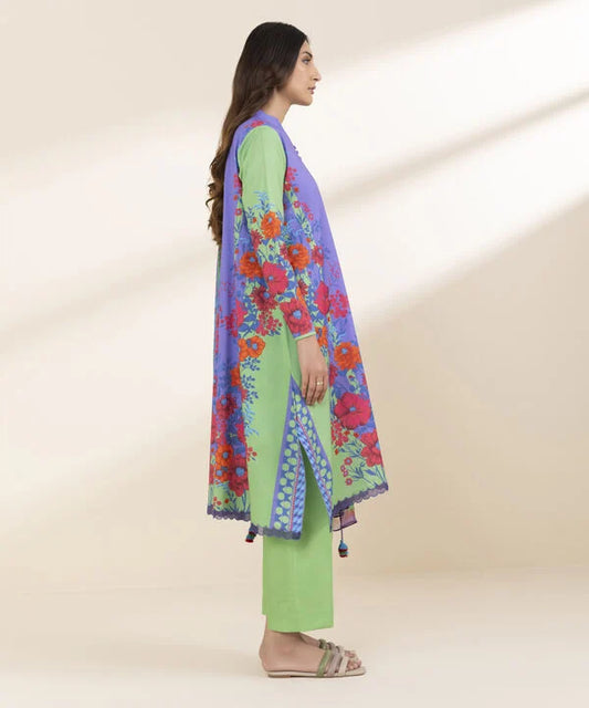3 Piece - Printed Lawn Suit