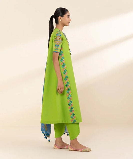 2 Piece - Embroidered Lawn Suit