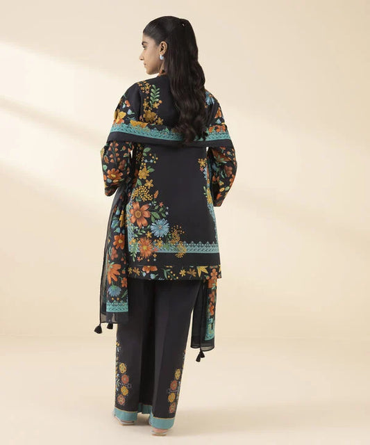 3 Piece - Printed Lawn Suit