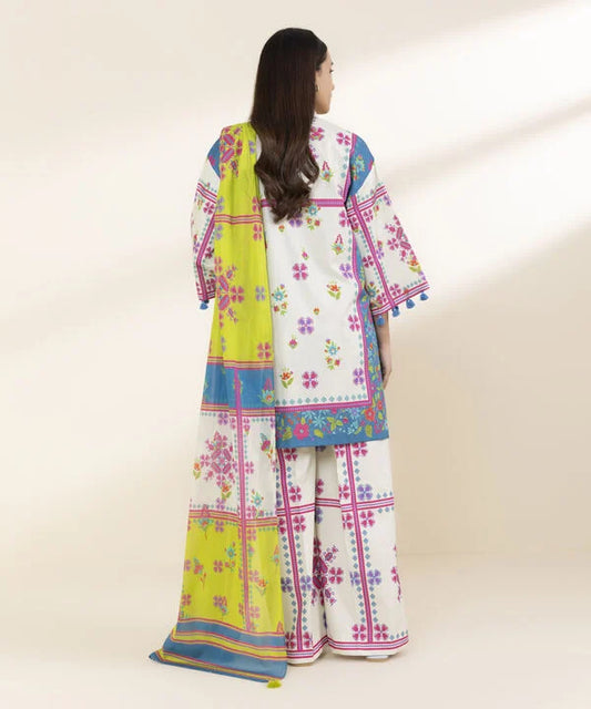 3 Piece - Printed Lawn Suit