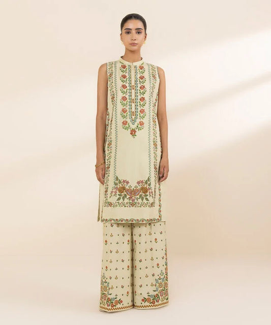2 Piece - Embroidered Lawn Suit