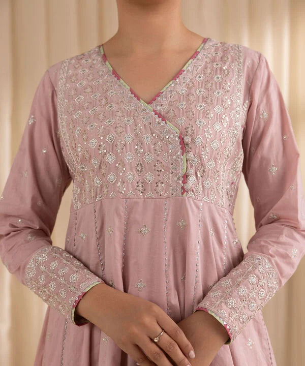 3 Piece - Embroidered Jacquard Suit