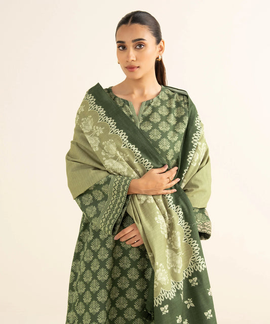 3 Piece - Printed Lawn Suit