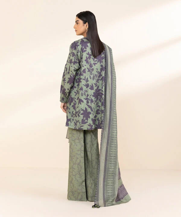 3 Piece - Printed Lawn Suit