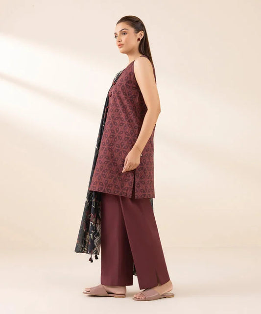 3 Piece - Printed Lawn Suit