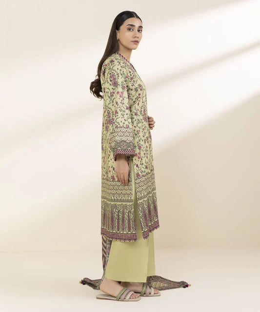 3 Piece - Printed Lawn Suit
