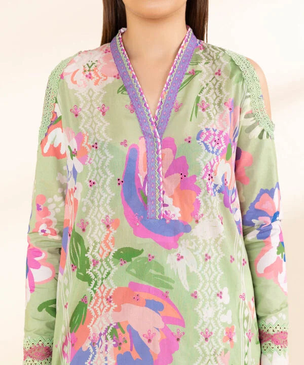 3 Piece - Embroidered Lawn Suit