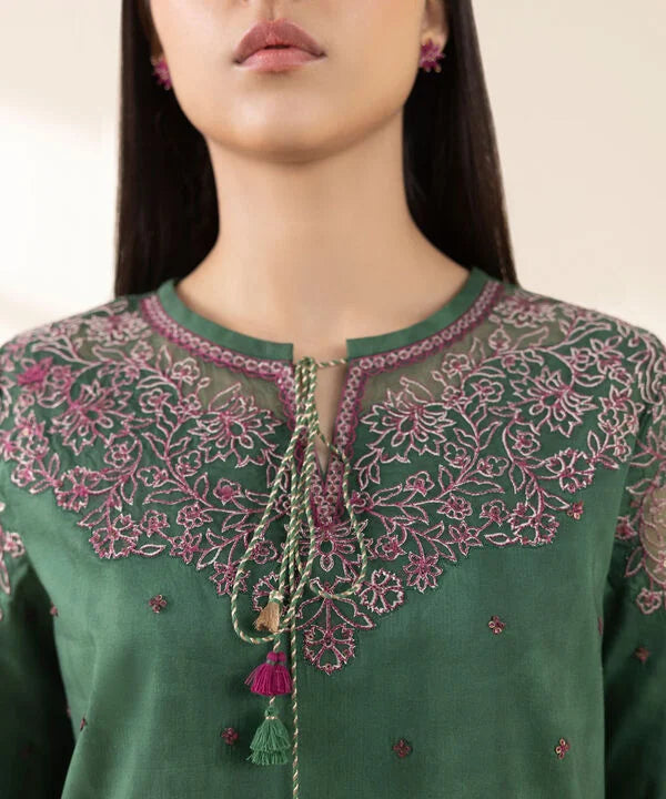 3 Piece - Embroidered Lawn Suit