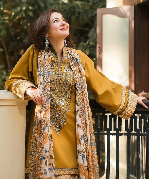 Embroidered Lawn Suit 3 Piece