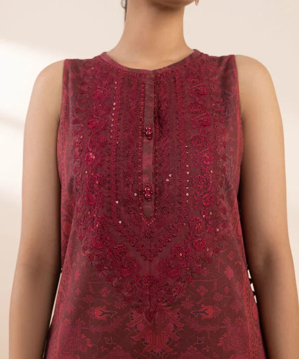 3 Piece - Embroidered Lawn Suit