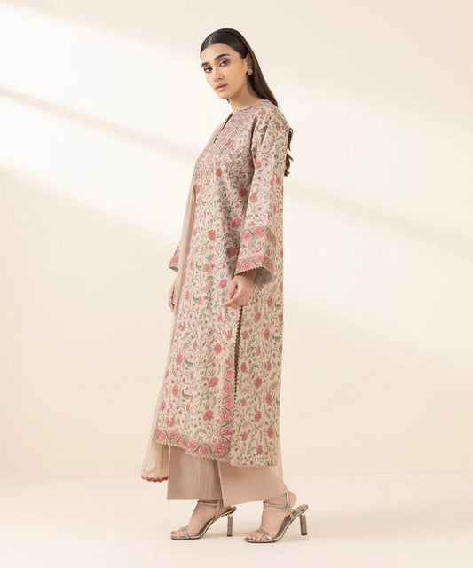 3 Piece - Embroidered Lawn Suit
