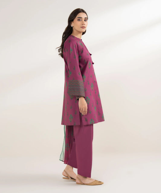 3 Piece - Printed Lawn Suit