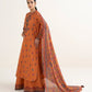 3 Piece - Embroidered Cotton Suit