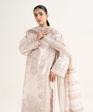 3 Piece - Embroidered Cotton Suit