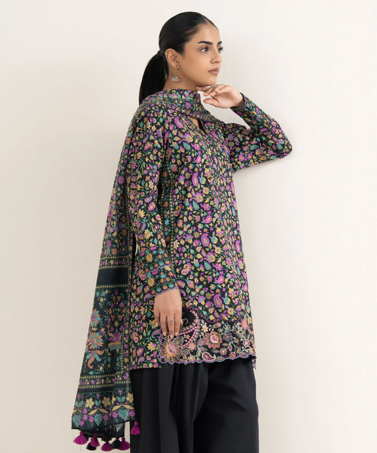 3 Piece - Embroidered Lawn Suit