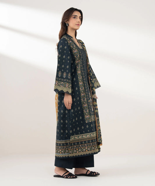 3 Piece - Embroidered Lawn Suit