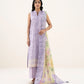 3 Piece - Embroidered Zari Lawn Suit