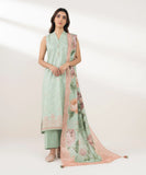 3 Piece - Embroidered Zari Lawn Suit