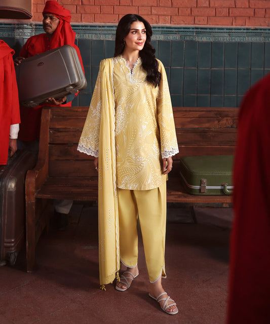 3 Piece - Embroidered Lawn Suit