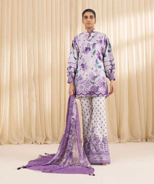 3 Piece - Embroidered Lawn Suit