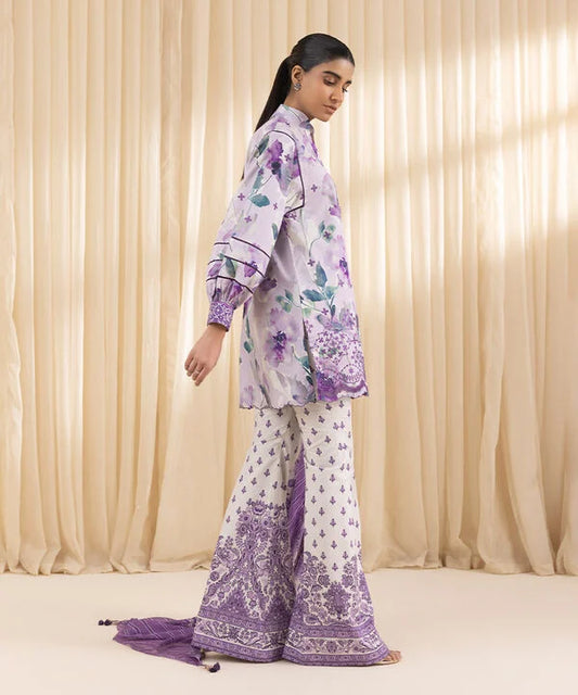 3 Piece - Embroidered Lawn Suit