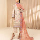 3 Piece - Embroidered Dobby Suit
