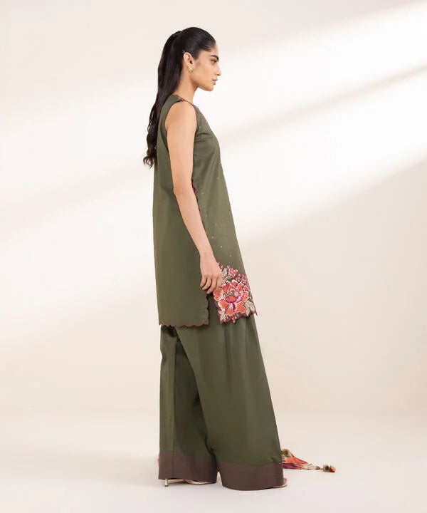 3 Piece - Embroidered Lawn Suit