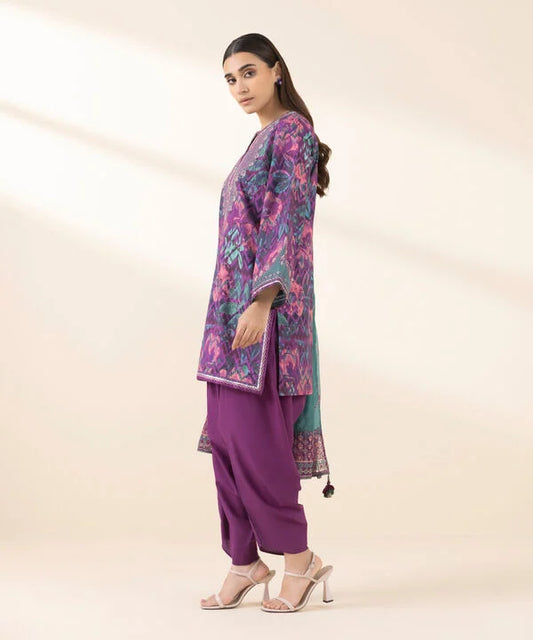 3 Piece - Embroidered Lawn Suit