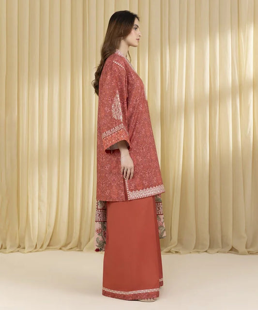 3 Piece - Embroidered Lawn Suit