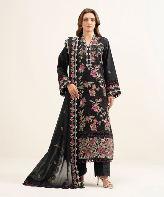 3 Piece - Embroidered Lawn Suit